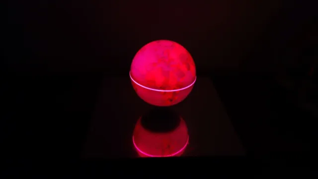 Schwebender leuchtender RGB LED Globus Farbwechsel magische Deko Lampe Geschenk 3