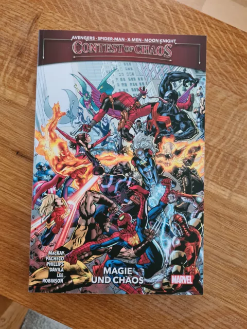 Contest of Chaos, Magie und Chaos - SC Marvel Comic, Avengers, Spider-Man, Neu