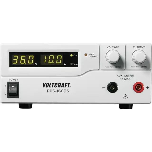 VOLTCRAFT PPS-16005 Labornetzgerät, einstellbar 1 - 36 V/DC 0 - 10 A 360 W USB,