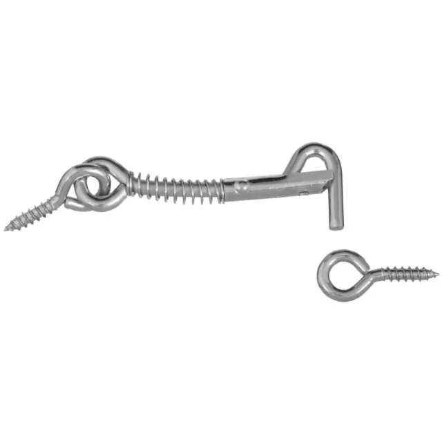 National Hardware N170-746 V2002 Safety Hooks and Eyes in Zinc plated