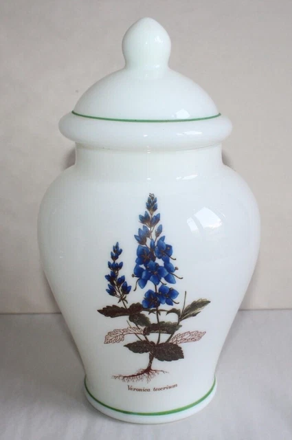 ANCIEN POT PHARMACIE en opaline époque 19ème Louis Philippe 1830 O
