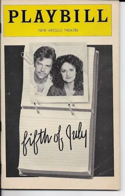 Joseph Bottoms "Fifth of July"  Playbill 1981 Broadway  Laraine Newman