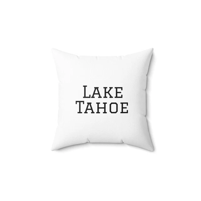 Lake Tahoe  14” Spun Polyester Square Pillow