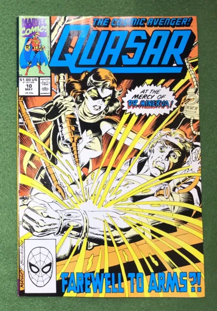 Quasar #10 Marvel Comics Copper Age Cosmic Avenger 1990 space hero  vf