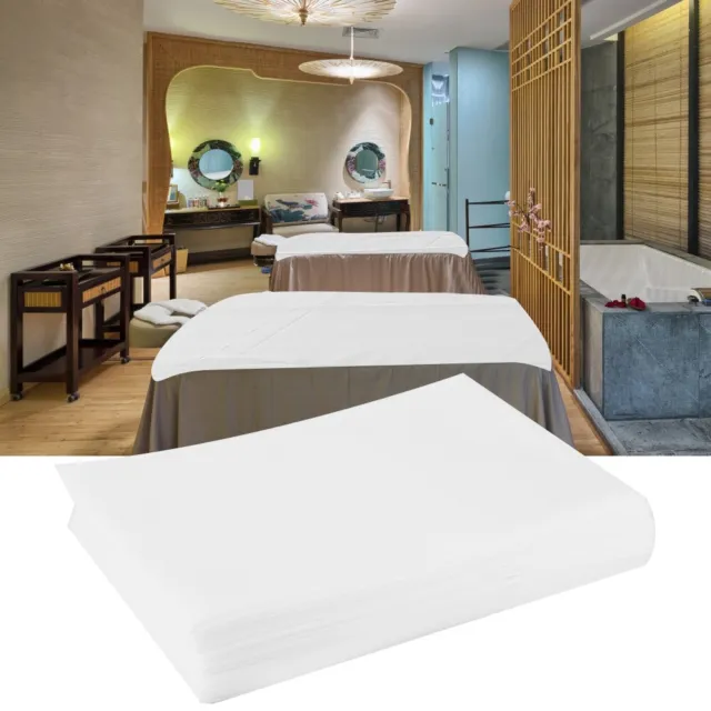 (bianco) Lenzuola letto monouso impermeabile impermeabile copertura letto per salone SPA SG5