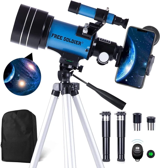 Telescope for Kids Astronomy Beginners - 70mm Aperture Refractor Telescope
