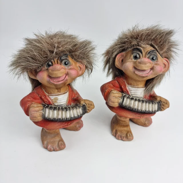 Troll Nyform Vintage 1981 N°126 – Couple Heureux Fait Main