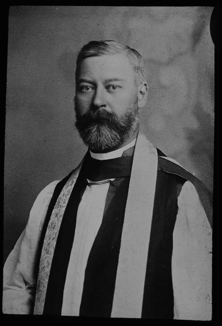 Magic Lantern Slide RIGHT REVEREND ACTION WINDEYER SILLITOE C1890 PHOTO CANADA