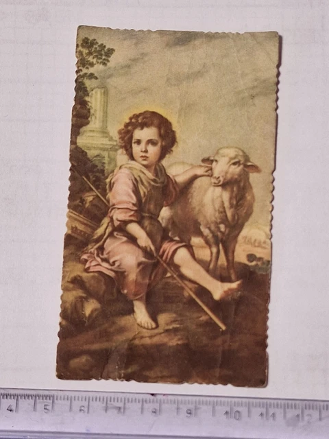 Santino Holy Card fustellato Gesù Bambino ZA1027 ^