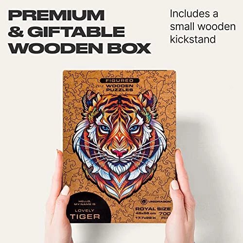 UNIDRAGON Wooden Puzzle Jigsaw, Best Gift for Adults and Children, Unique  [NEW] 6