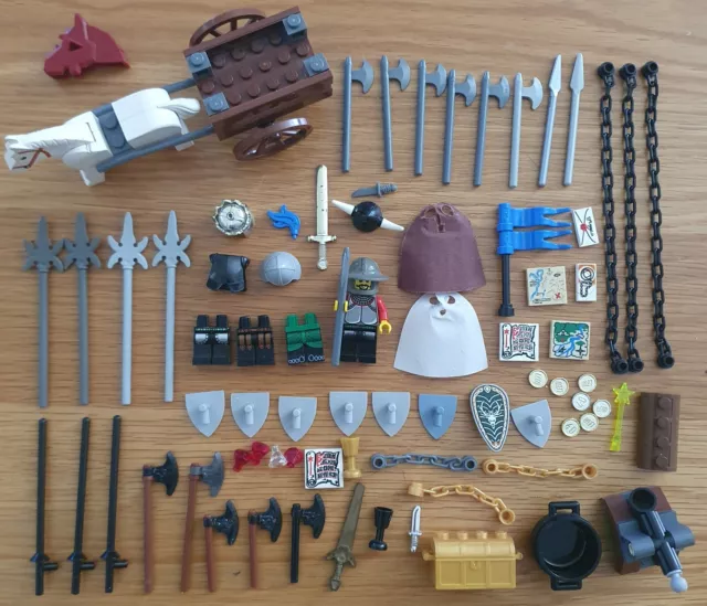 LEGO Castle Minifigures & Parts & Accessories Bundle Job Lot