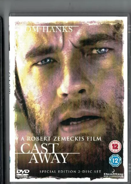 Cast Away (DVD, 2001) TOM HANKS ( 2 DISC EDITION)