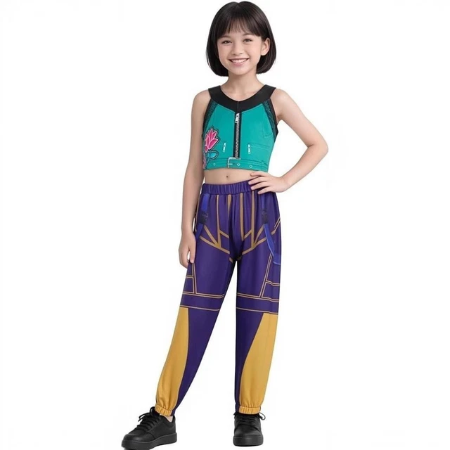 Nouveau Kpop Demon Hunters Cosplay Costume Set Rumi Mira Zoey Halloween Party Deguisement Pour Femmes  E Cn