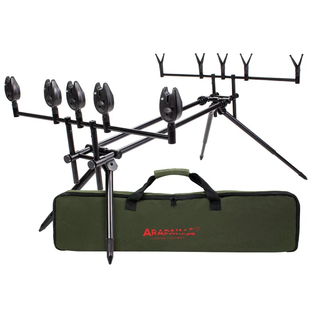 Angel Berger Luxus Rod Pod Set – Mit Tasche, Bissanzeiger Und Rutenauflagen, Perfekt Für Angler