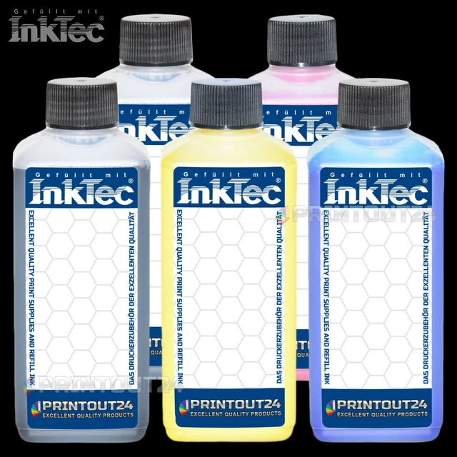 Inktec 5X200ML INKTEC TINTE Nachfülltinte Druckertinte refill ink für HP 932XL ...