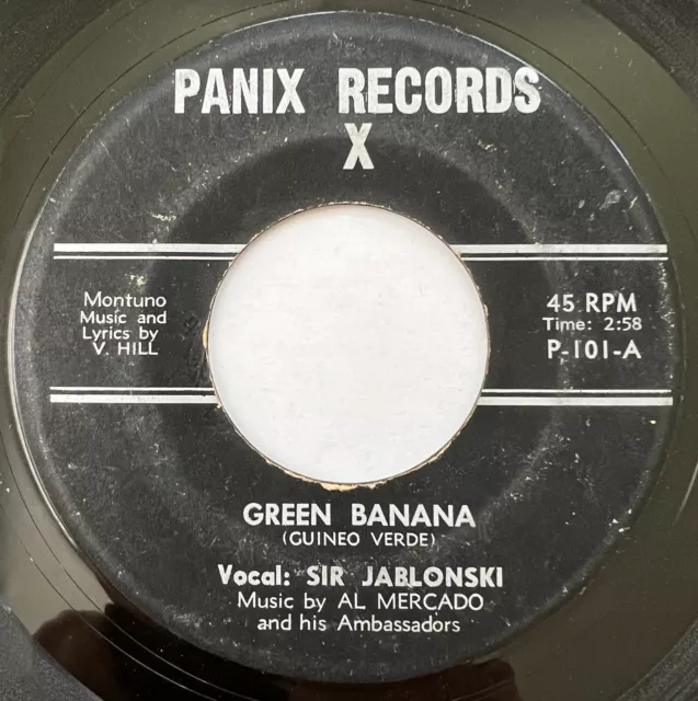 Latin 45 / Sir Jablonski “Green Banana / Fat Pork” Panix RARE Afro-Cuban HEAR Latin 45 / Sir Jablonski “Green Banana / Fat Pork” Panix RARE Afro-Cuban HEAR