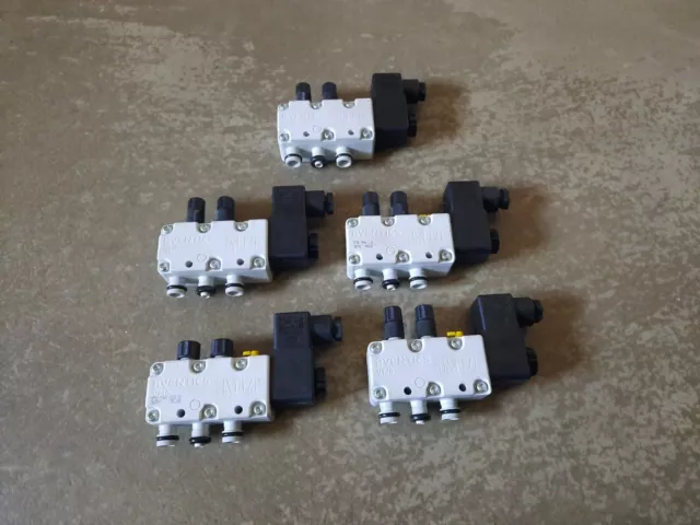 5 pz. Aventics V740 Elettrovalvola 5/2 vie n. 572 740 022 0 •usata• 24V DC