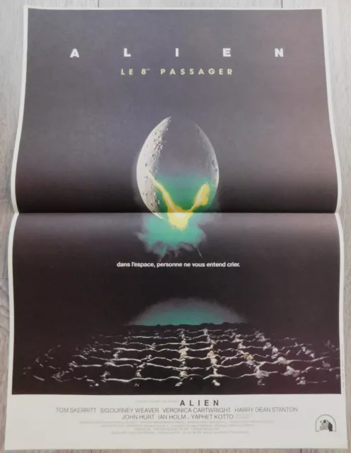 Alien Affiche Poster 40x60cm 15"23 RETIRAGE Ressortie 90' Scott Sigourney Weaver