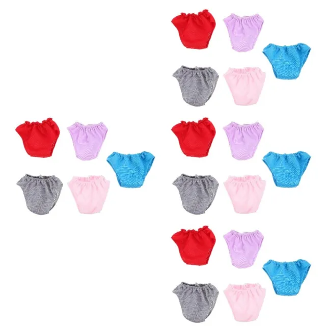 20 Pcs 18 Inch Doll Panties Accessories for Baby Dolls Underwear