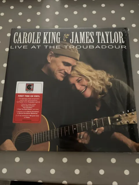Carol King And James Taylor - Live At The Troubadour NEW SEALED 12” VINYL RECORD