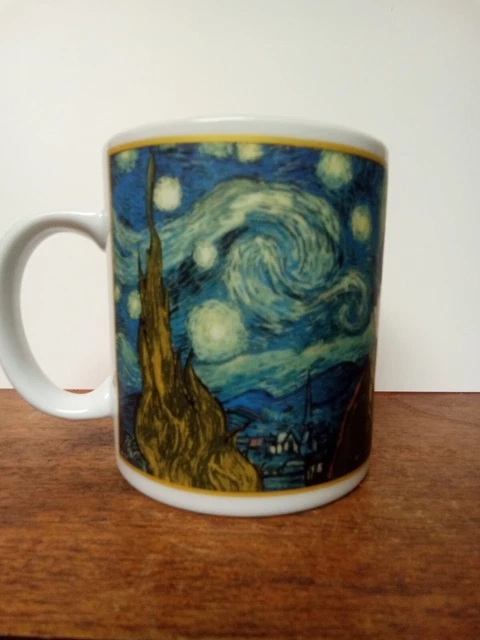 Cafe Arts Van Gogh Coffee Mug Starry Night Self Portrait The Night Cafe