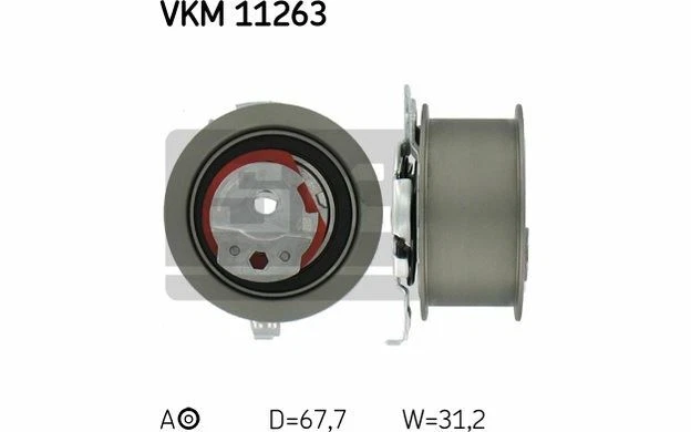 SKF Galet tendeur pour AUDI A3 SEAT EXEO VOLKSWAGEN GOLF VKM 11263 - Mister Auto