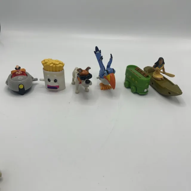 Mc Donald’s Happy Meal Wind Up Toys 1990’s  & Push Pocahontas Mixed Bundle