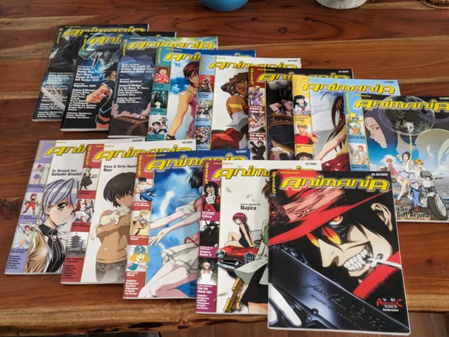 🌟13x Animania Hefte 🌟Magazine Konvolut Sammlung🌟Manga🌟Anime🌟