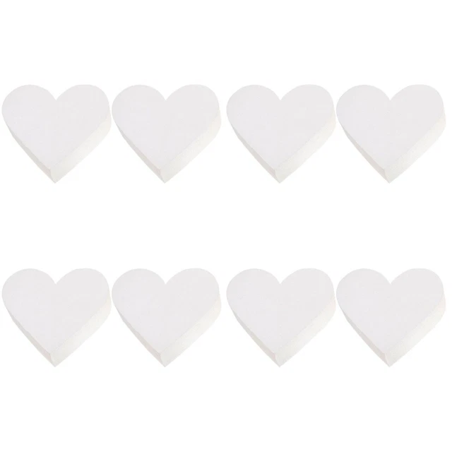 8 pz manichini per torta in schiuma a forma di cuore modello torta in schiuma riutilizzabile manichino