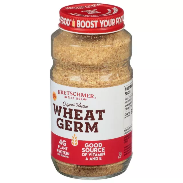 Original Toasted Wheat Germ, 12 Oz Bottle Free Shipping New