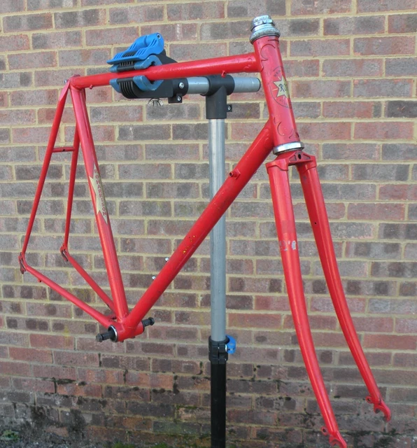 Cadre De Vélo Vintage Acier – 57 Cm – Tourisme/Route/CX – Freins Cantilever