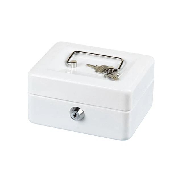 Petit Coffret De Sécurité Verrouillable - 11.5x8.5x5.8 Cm - Avec 2 Clés - Pour Argent, Bijoux, Petits Objets