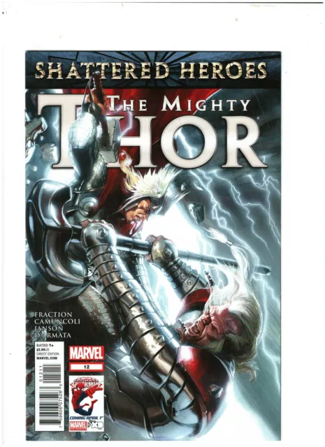 The Mighty Thor #12 Marvel 2012 Dell'Otto Silver Surfer & Kid Loki NM- 9.2