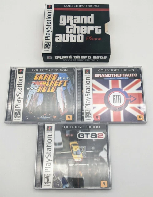 GRAND THEFT AUTO Collector’s Edition COMPLETE w/ Posters PS1 ...