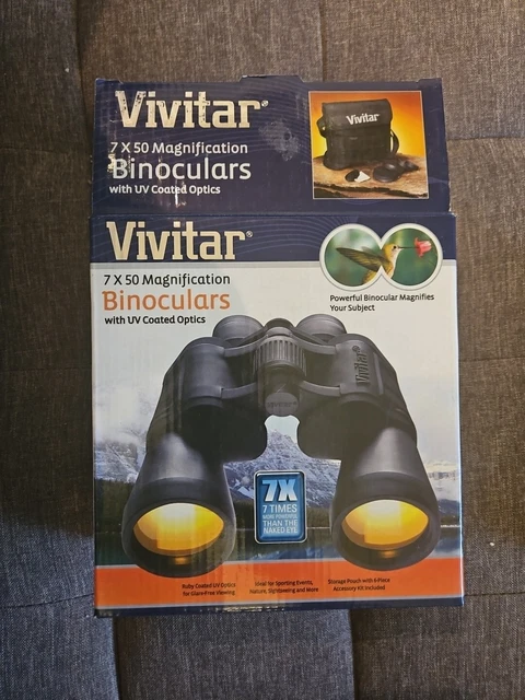 Vivitar binoculars 7x50 297 ft best sale at 1000 yds coated optics