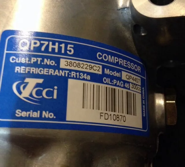 International AC Compressor "New" 3808229C2 2