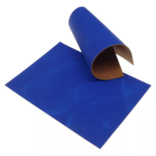 Rindleder Blau Pull-Up Design 2,2 mm Dick A4 Format Echt Leder Leather 34