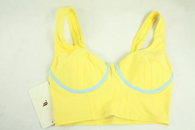 FABLETICS Damen Sport BH Nova Low-Impact Sports Bra Gelb Gr.S Neu mit Etikett