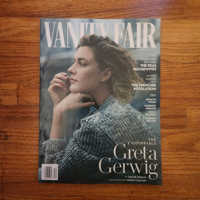 VANITY FAIR MAGAZINE Dec. 2023 / Jan. 2024 Greta Gerwig Real Housewives