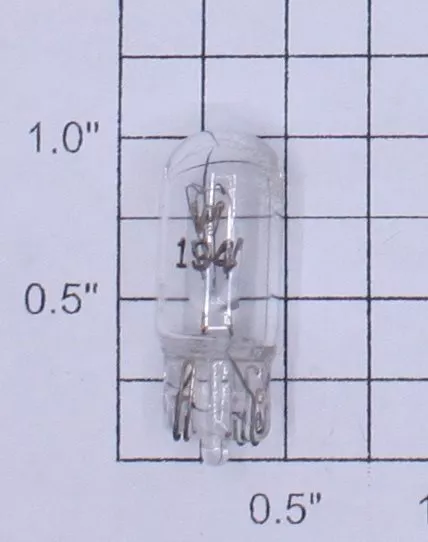 Lionel 194 12 Volt Wedge Base Clear Light Bulbs (4)