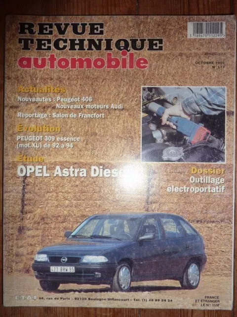 Astra Die Revue Technique Opel Etat - Comme Neuf sous film Origine