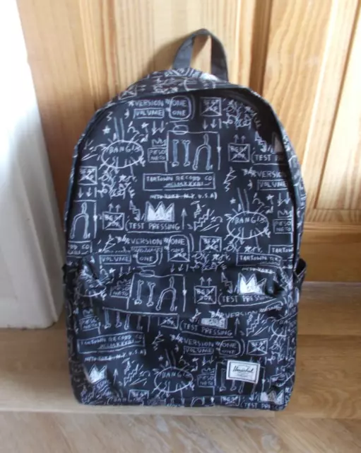 Herschel Supply Co. x Jean-Michel Basquiat Classic XL backpack. Beat Bop design