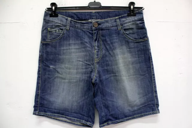 Pinko Donna Pantaloncino Taglia 30/44 Blu Shorts Cotone Woman Pants Logo Jeans