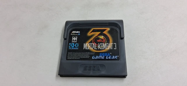 Mortal Kombat 3 Game Gear PAL - Prix - Photo - Présentation Mortal Kombat 3 Game Gear PAL - Prix - Photo - Présentation