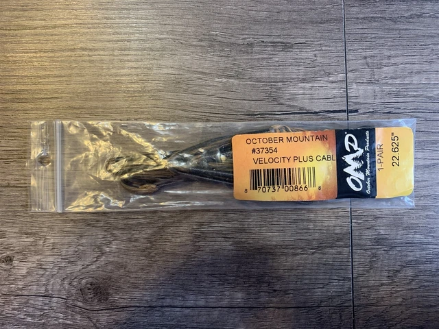 October Mountain Products OMP 37354 Velocity Plus Cables 1 Pair 22.625"