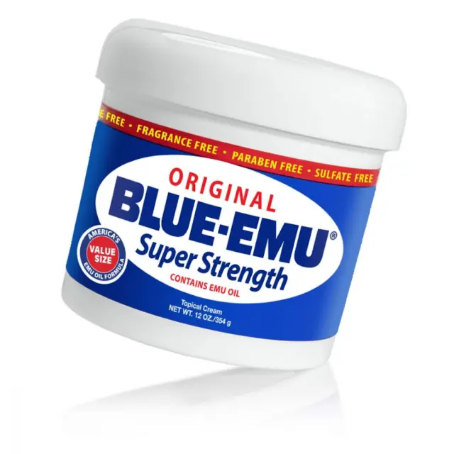 Original BLUE-EMU Super Strength Topical Analgesic Cream 12 oz Value Size