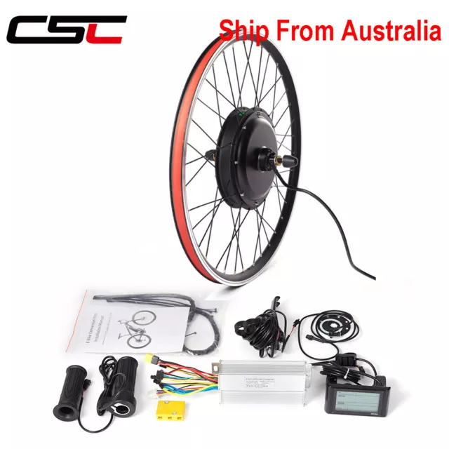 CSC ebike Conversion Kit 48V 1000W 1500W Motor Electric bike rear Wheel 26-29 in