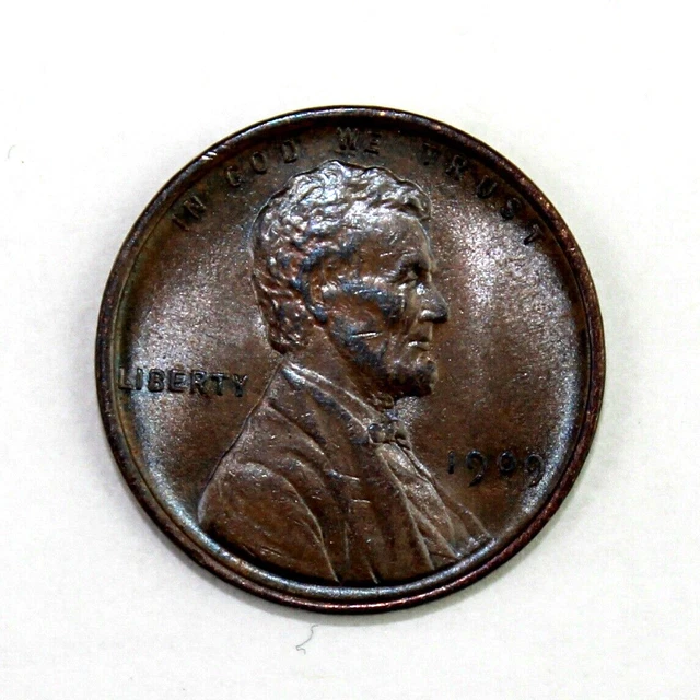1909 First Year Lincoln Wheat Cent Penny UNC BU Brown Great BN Example! 1c Coin