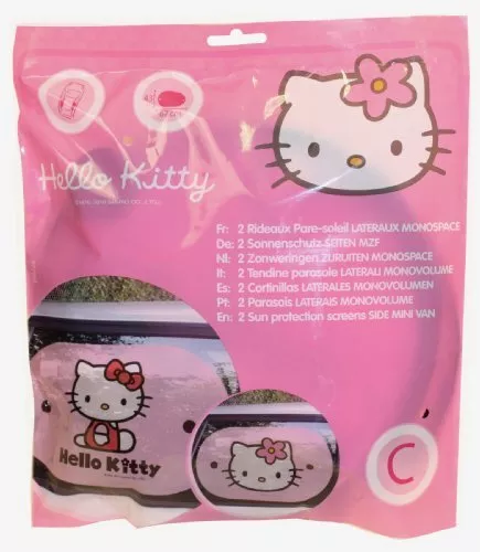 (TG. 50 x 100 cm) Hello Kitty 077362 2 Tendine Laterali Monovolumi, 43x67 cm - N 2