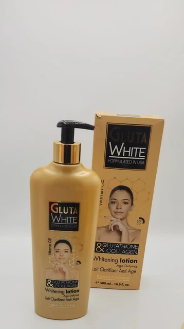 Lait éclaircissant Snail White/Gluta 500ml - Anti-tâches, Anti-rides, Neuf France